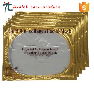 China wholesale beauty products 24k hyaluronic acid gold golden facial face mask for sale