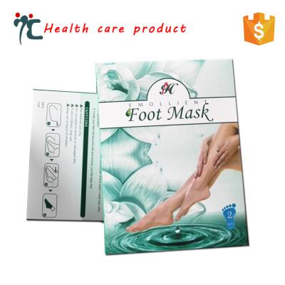 China magic peeling exfoliating moisturizing foot/ feet care heel peel mask spa socks for sale