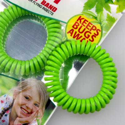 China anti mosquito insect repellent silicone bracelet band wristband for sale
