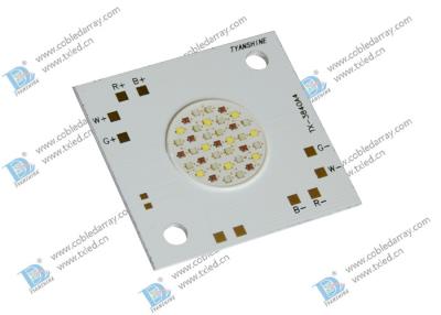 China Multichip RGBW COB LED Array , 30W 700mA 30V COB RGBW LED Module for sale