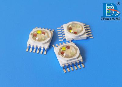 China 10W RGBWAUV LED Diode , 6-IN-1 High Power Multicolor LED Chip for sale