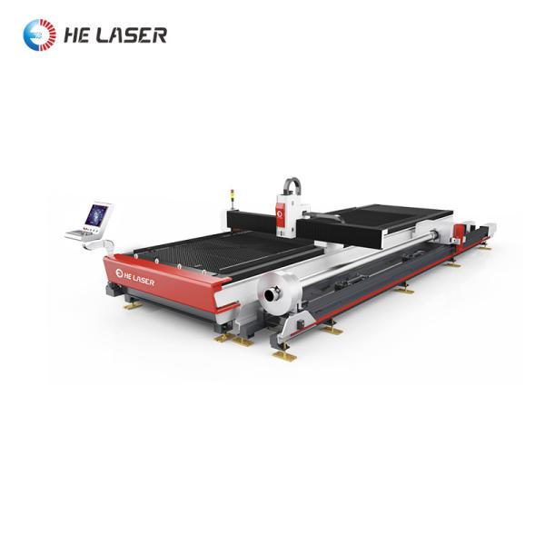 Quality High precision Fiber Laser Cutting Machine 1500W Tube And Plate Laser Cutting for sale