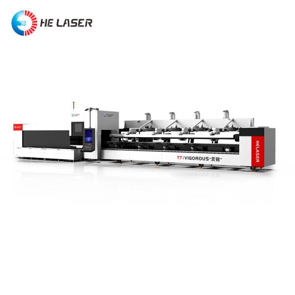 Quality Automatic Tube Laser Cutting Machine MS GI Metal Iron SS Pipe Laser Cutting for sale