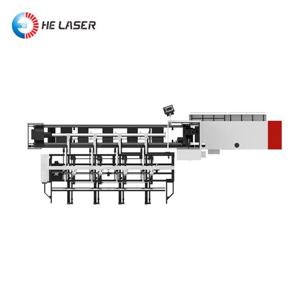 Quality Automatic Tube Laser Cutting Machine MS GI Metal Iron SS Pipe Laser Cutting for sale