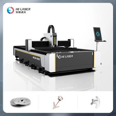 Chine Machine de découpe laser à fibre de plaque personnalisée 3015 1000W-6000W Coupeuse laser à fibre pour feuille de métal à vendre