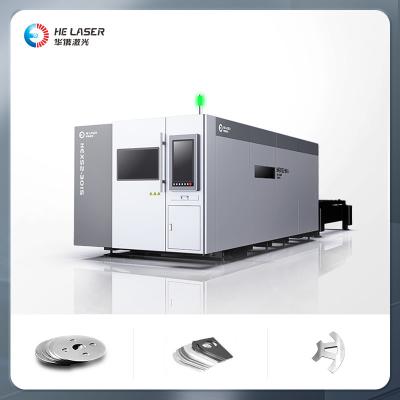 Chine Machine de découpe au laser à fibre métallique Machine de découpe au laser de haute précision 6000w à vendre