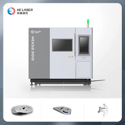 China Equipamento industrial Máquina de corte a laser de fibra de placa CNC de 1500w com plataforma de troca dupla à venda
