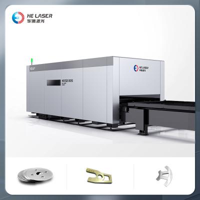 China He Laser Economische CNC-lasersnijmachine voor metaalplaten 120m/min Te koop
