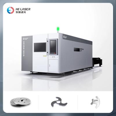 China High Speed CNC Laser Cutting Machine / 6000W CNC Sheet Cutting Machine for sale