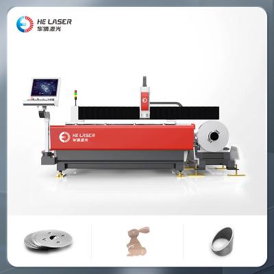 Cina Macchine per il taglio a laser di lamiere metalliche e per il taglio a laser di tubi 3015 in vendita