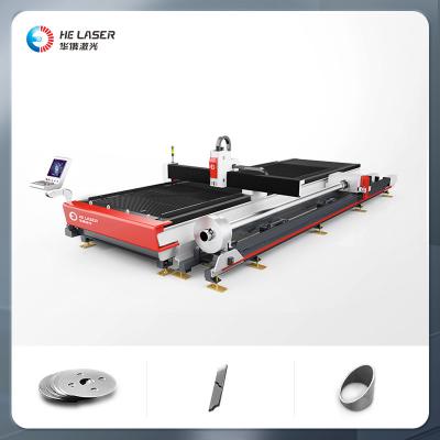 China Máquina de corte a laser de fibra de alta precisão de 1500W Máquina de corte a laser de tubo e placa à venda