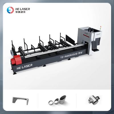 Chine Machine de découpe laser à tubes CNC de 1500W à 6000W Machine de découpe laser à fibres de tubes métalliques à vendre