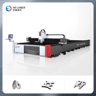 China 3000w 4000w 6000W Metal CNC Fiber Laser Cutting Machine For Carbon Steel / Stainless Steel for sale