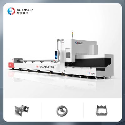 China Indoor Fiber Laser Pipe Cutting Machine 1500W - 6000W Customized Dimension for sale
