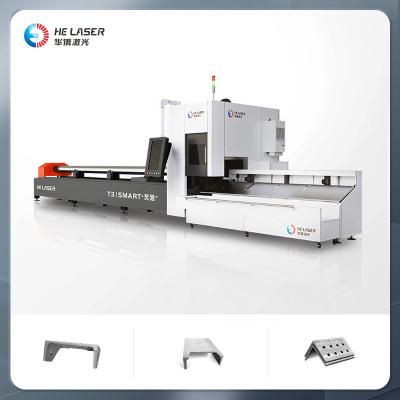 China 2kw 3kw 2000w 3000W CNC Metal Pipe Laser Cutting Machine High Speed for sale