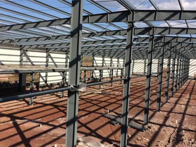 China Customized Steel Structure Warehouse Steel Frame Buildings With Mezzanine for sale