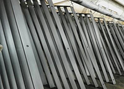 China International Airport Steel Fence Fabrication , Semi Gloss Heavy Metal Fabrication for sale
