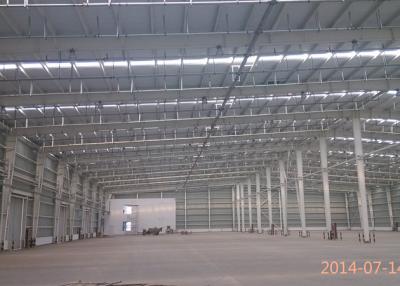 China Galvanized steel structure prefabricated warehouse with steel frame use life 50 years for sale