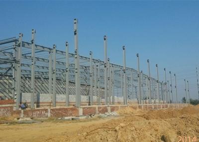 China Pre engineered steel buildings metal large span logistics steel warehouse with office for sale