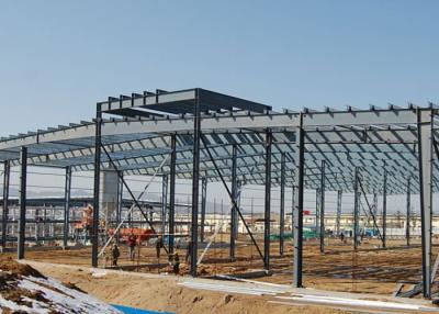 China Q345b High Strength Steel Structure Construction 30m Span With Portal Frame for sale