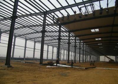 China Multi Span Large Workshop Buildings , High Strength Steel Workshop Building for sale