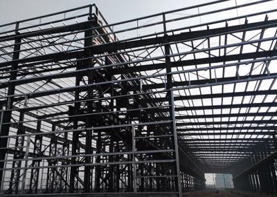 China 75 * 25 * 9m Metal Frame Workshop , Energy Saving Prefabricated Steel Structure for sale