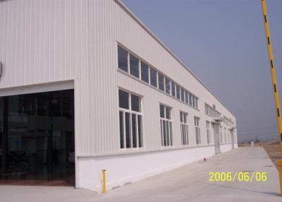 China Customized Industrial Steel Construction , Pre Engineered Pre Fab Workshop for sale