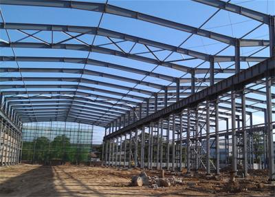 China Large Span Steel Structure Workshop Building Warehouse Foundation Construction for sale