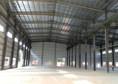 China Q235B, Q345B Grade fast installed EPS/PU/XPS sandwich panel steel structure warehouse for sale