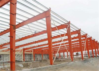 China Self Design Prefab Workshop Buildings , Industrial Structural Steel Workshop for sale