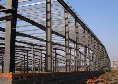 China Light Steel Frame Building , Grey Steel Frame Workshop Up To 50 Years Lifetime for sale