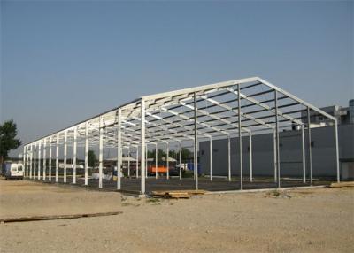China Quick Assembled Prefab Steel Warehouse With Hot Dip Galvanized Frame for sale