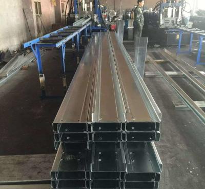 China Q235b Q345b Galvanised Steel Purlins Cold Bending Spacing Steel Channel for sale