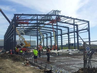China Rigid Portal Frame Prefabricated Steel Structure Warehouse Project Construction for sale