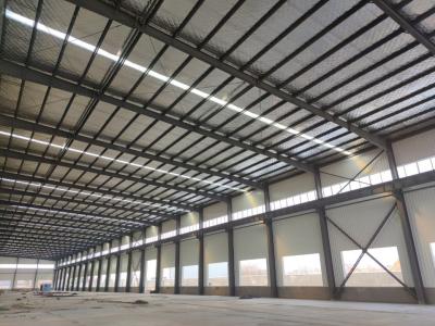 China Industrial Portal Riged Frame Structural Steel Workshop Building Fabricaion And Construction for sale