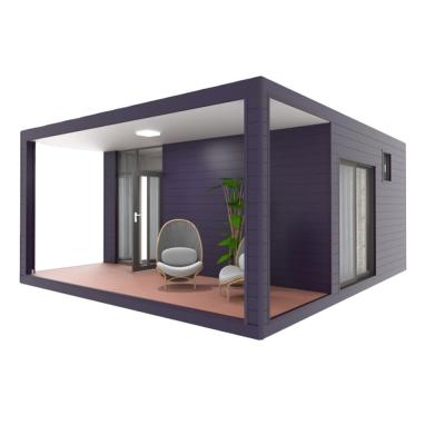China 20ft 40ft Luxury Expandable Container House For Residential 2 Bedroom 1 Bathroom for sale