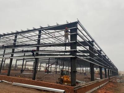 China Prefabricated Rigid Frame Steel Structural Workshop Building for sale