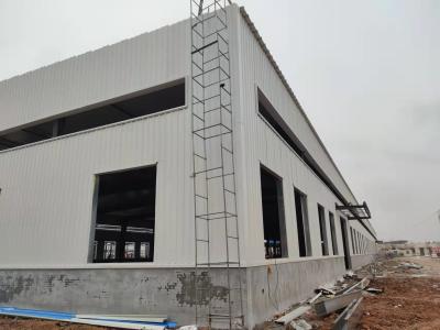 China Prefabricated High Strength Heavy Load Portal Frame Steel Structure Factory Building for sale