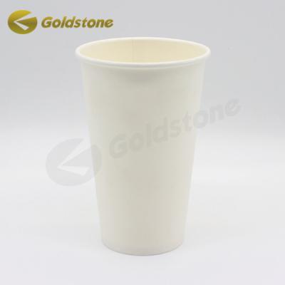 China Bebidas sin plástico Tazas de café personalizadas para llevar Tazas de papel sin recubrimiento de plástico en venta