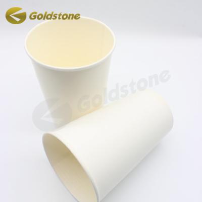China White Durable Plastic Free Paper Cups On - The - Go Paper Cold Drink Cups for sale