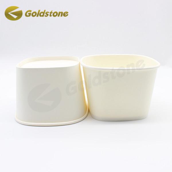 Quality Plain Embossing Biodegradable Ice Cream Cups Recycled Paper Cups Eco Friendly for sale