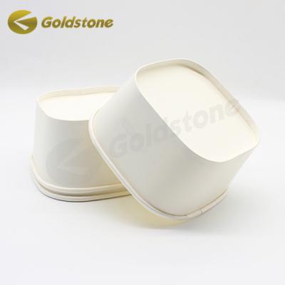 China FDA Square Eco Friendly Takeaway Food Containers Customization Food Packaging Square Paper Bowl for sale