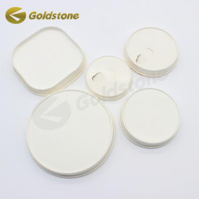 China Heat Resistant Paper Cup Cap Coffee Cup Lid Leakproof Food Grade White Round for sale