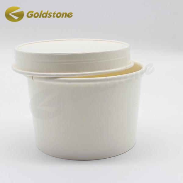 Quality Eco FDA Paper Cup Covers Paper Caps 4 Oz Ice Cream Cups With Lids for sale