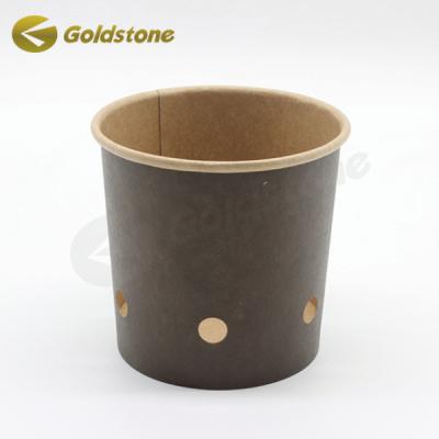 China 10inch Recycled White Paper Disposable Bucket For Sustainable Eco Friendly Packaging for sale