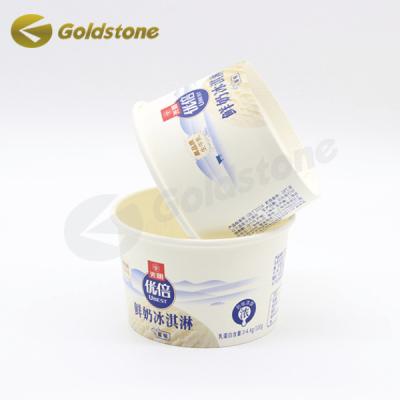 China Food Grade Paper Ice Cream Bowls 8 Oz Ice Cream Containers Various Paper Weights for sale