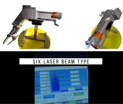 China Cabeça de soldagem portátil personalizada, duplo motor Cabeça de laser de fibra 1000w à venda
