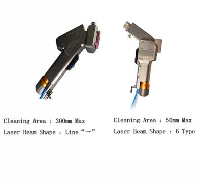 China Portable Laser Cleaning Head , Laser Rust Removal Gun For Paint Stain Removal for sale