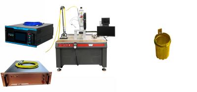 China Metalen lasersweismachine met waterkoeling voor messing lassen met CE-certificaat Te koop