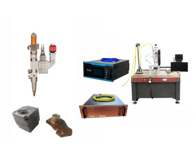 China Copper Brass Industrial Laser Welding Machine With Hybrid Blue Fiber Laser for sale
